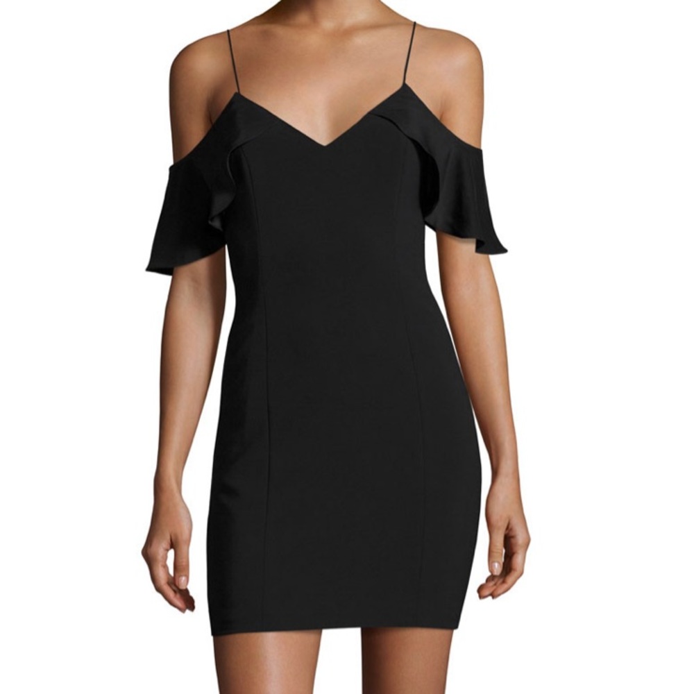Jay Godfrey Luther cold shoulder mini dress